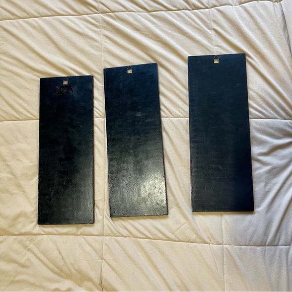 🌈 Lovely Vintage oriental abalone shell art set - Picture 8 of 11